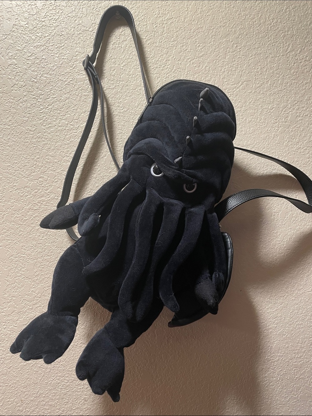 Killstar Kreeptures Black Plush Cthulhu Backpack